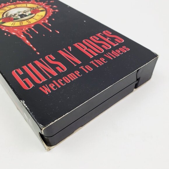 Guns N' Roses VHS Tape Welcome to Videos VTG 1998 Hard Rock Music Tested - Picture 10 of 10